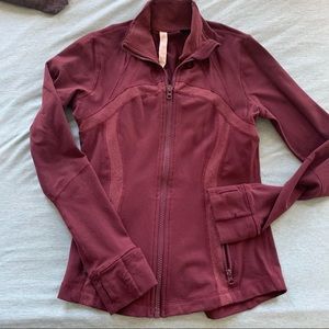 Lululemon maroon fullzip